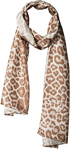 BADGLEY MISCHKA Women's Leopard Silk Scarf
